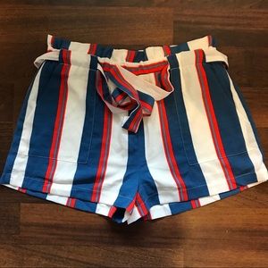 Fashion Nova Stripe Short SZ XL